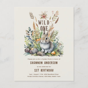Wild One Baby Bois Animaux 1er anniversaire