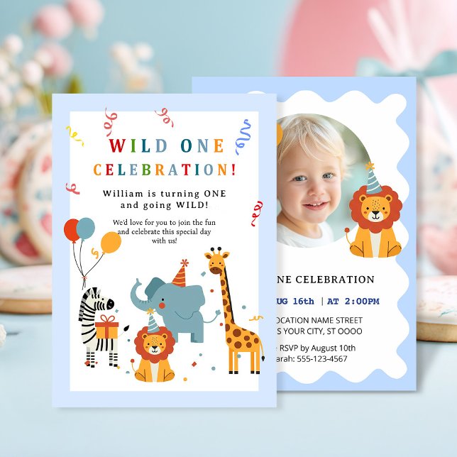 Wild One First Birthday Invitation (Créateur téléchargé)
