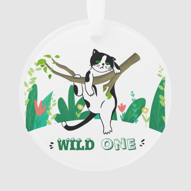 Wild One mignon Kitty image personnalisée (dos)