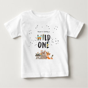 Wild One Premier anniversaire T-shirt Tribal woodl