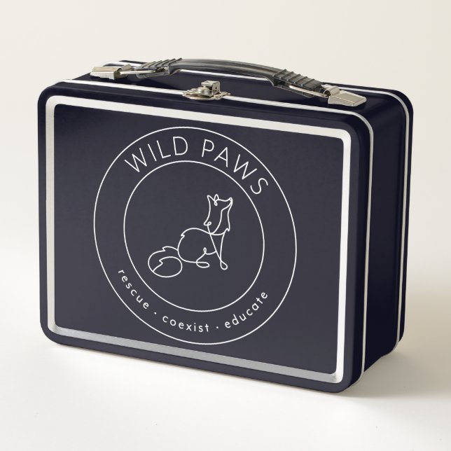 Wild Paws Metal Lunchbox (Devant)
