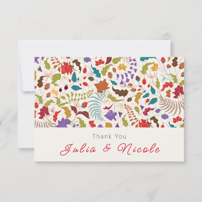 Wild Rose Woods Exotic Flower Garden Mariage (Devant)