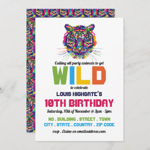 Wild Tiger, Invitation à la fête d'anniversaire