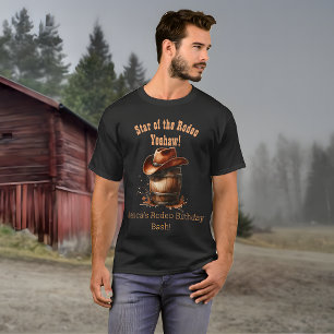 Wild west Cowboy Anniversaire T-Shirt