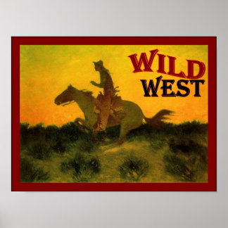Wild West ~ Poster vintage