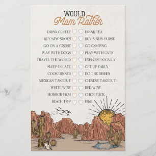 Wild West Rodeo serait maman plutôt baby shower je