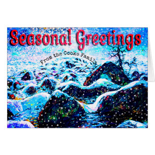 Wild Winter Wonderland & neige Salutations saisonn