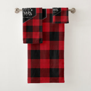 Wild Wonderful Christmas Red Buffalo Plaid ID604