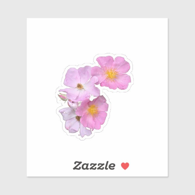 Wildflower Beauty – Nature Photo Sticker (Feuille)