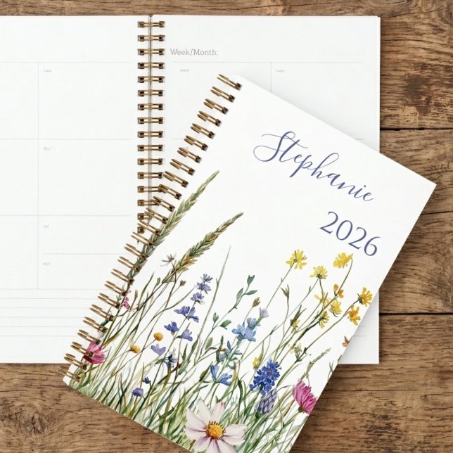 Wildflower Botanical Cottagecore Teacher Gift (Wildflower botanical daily planner)