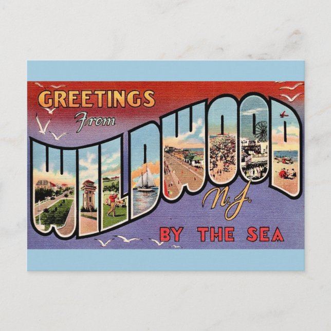 Wildwood By the Sea Carte postale (Devant)