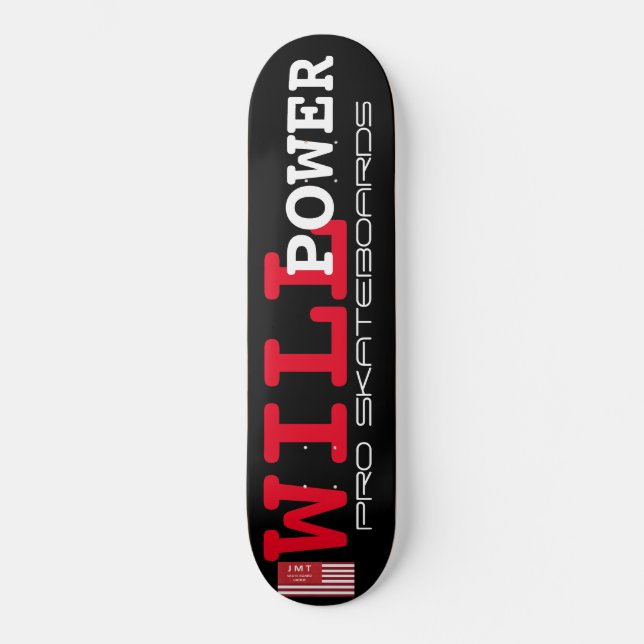 WILER POWER Pro Skateboard JMT USA Skateboard (Recto)