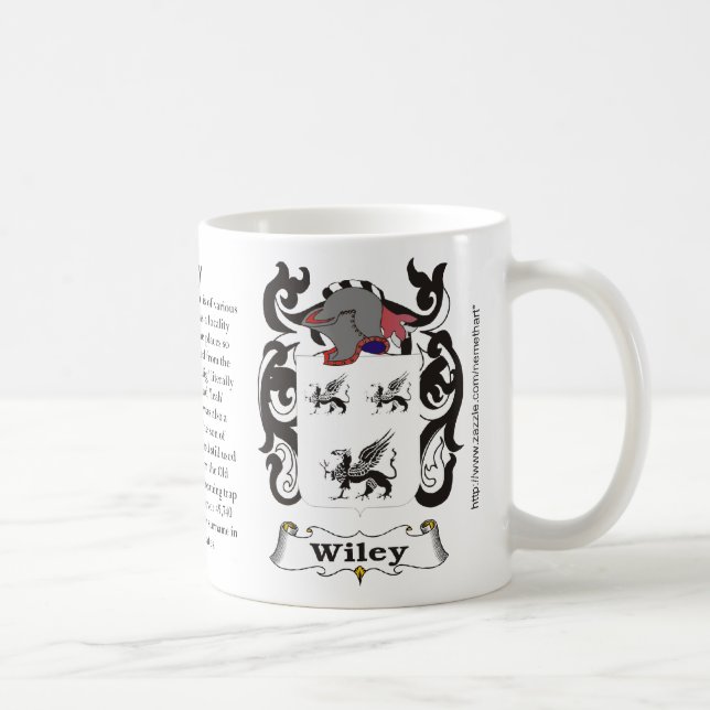 Wiley, l'origine et signification sur une tasse (Droite)