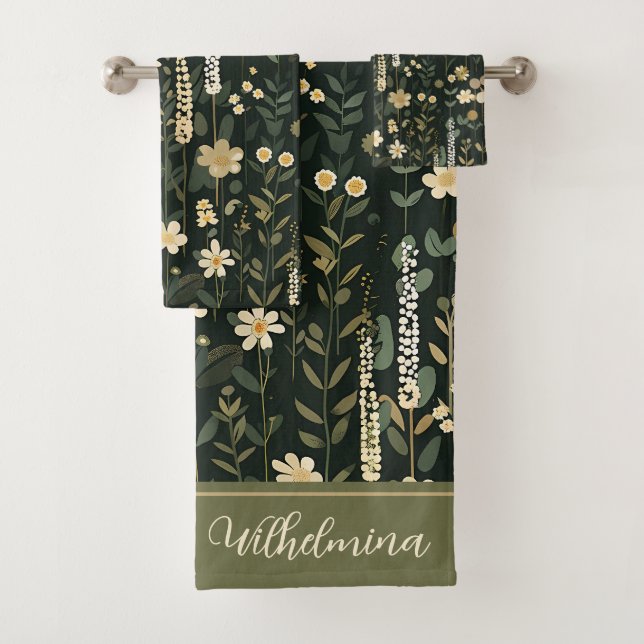 Wilhelmina Dark Daisy Floral (En situation)
