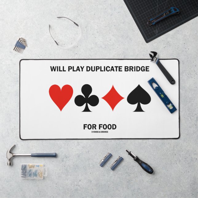 Will Play Duplicate Bridge For Food 4 Card Suits (Poste de travail)