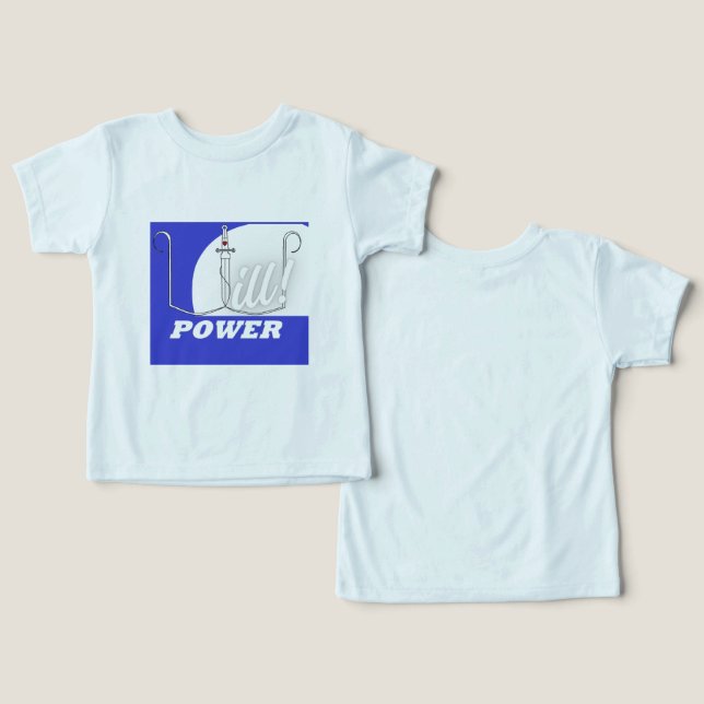 "Will Power" BLUE par Collection Kriyas (Design Recto & Verso)