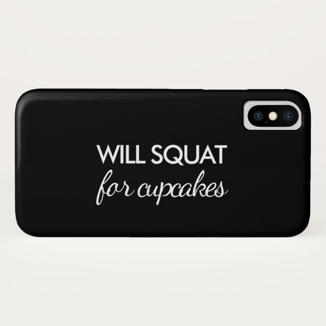 Will Squat pour coque iphone Cupcakes (Dos (Horizontal))