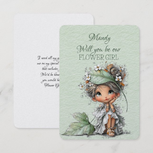 Will You Be My Flower Girl (Devant / Derrière)