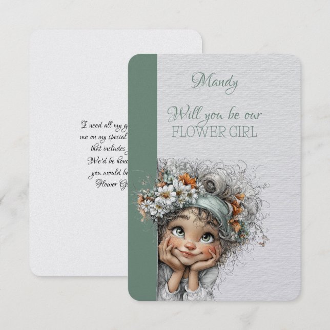 Will You Be My Flower Girl (Devant / Derrière)
