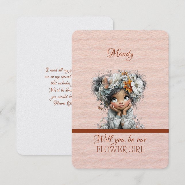 Will You Be My Flower Girl (Devant / Derrière)