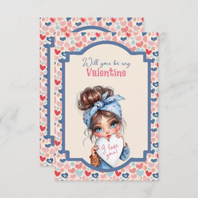 Will You Be My Valentine Teen  (Devant / Derrière)