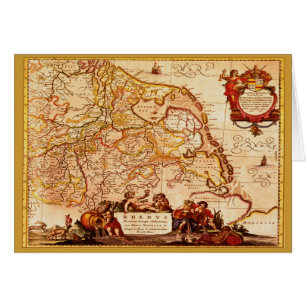 Willem Janszoon Blaeu Ancienne carte allemande