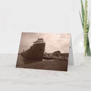 "WILLIAM A. IRVIN en sépia" Carte de Bon rétabliss