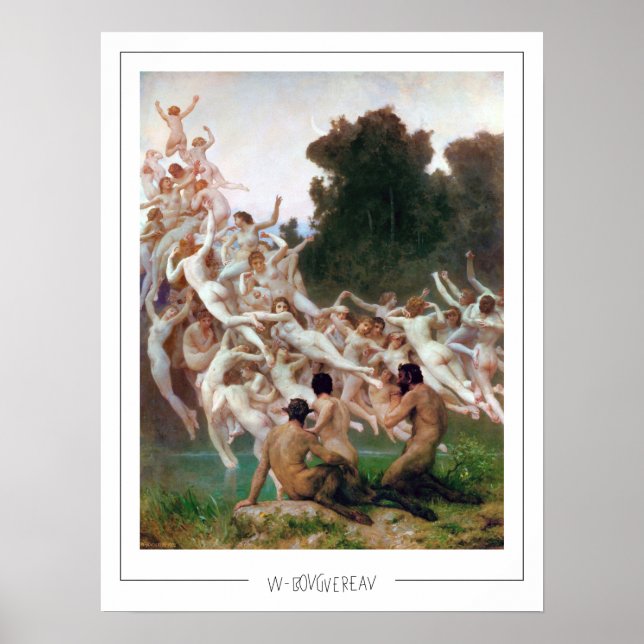 William-Adolphe Bouguereau Affiche d'art Zedign #1 (Devant)
