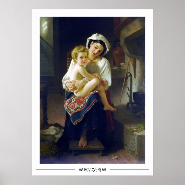 William-Adolphe Bouguereau Affiche d'art Zedign #2 (Devant)