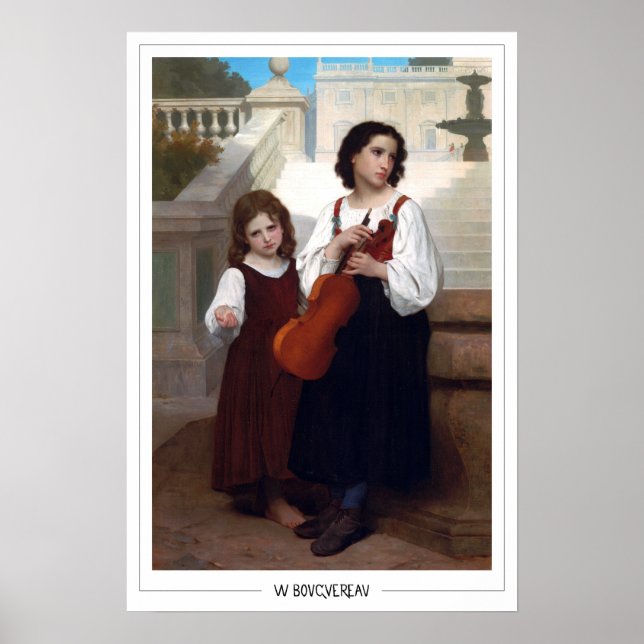 William-Adolphe Bouguereau Affiche d'art Zedign #2 (Devant)