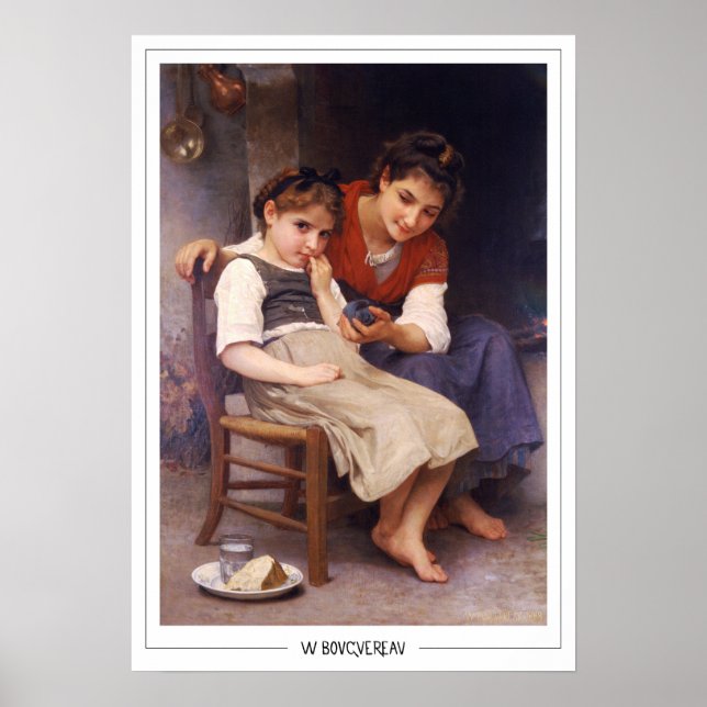 William-Adolphe Bouguereau Zedign Art Poster #13 (Devant)
