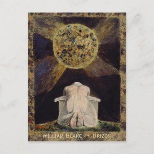 William Blake Urizen Carte postale CC0486