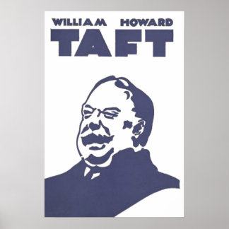 William Howard Taft US President Poster