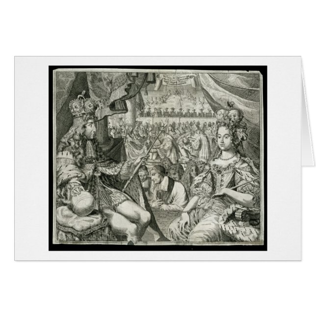 William III (1650-1702) et rois de Mary II (Devant horizontal)