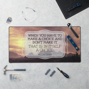 William James Citation Inspirationnelle "Choix"