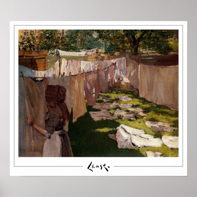 William Merritt Chase Zedign affiche d'art #53 (Devant)