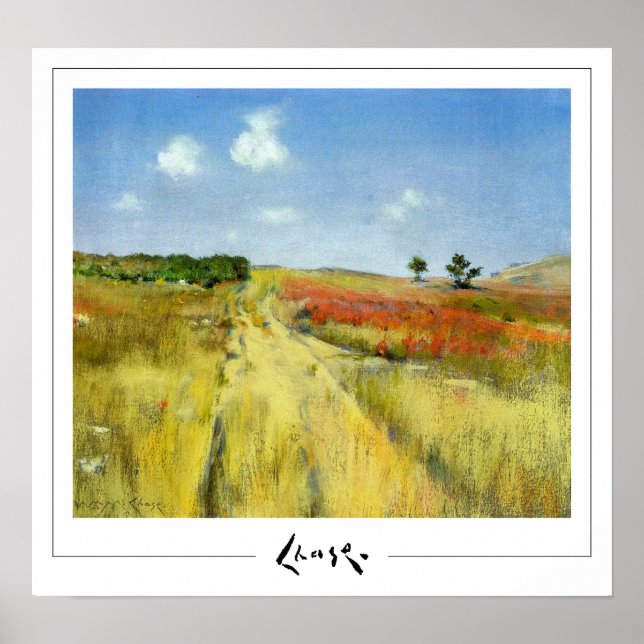 William Merritt Chase Zedign Poster d'art #222 (Devant)