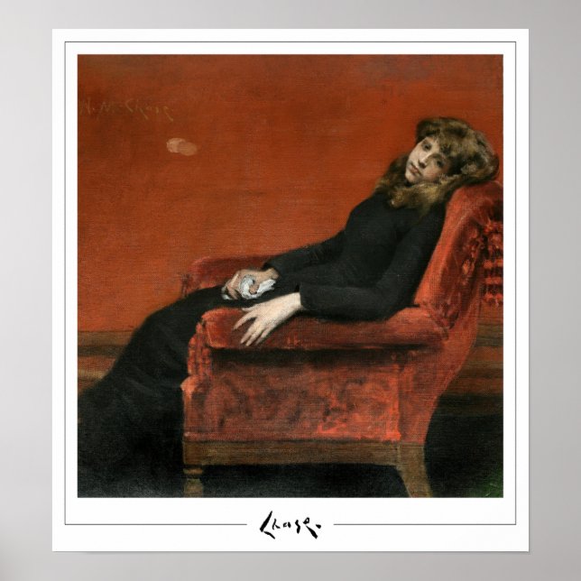 William Merritt Chase Zedign Poster d'art #71 (Devant)
