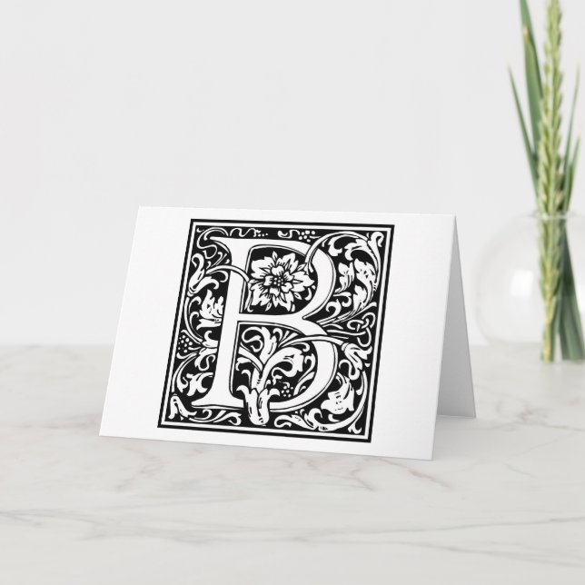 William Morris Alphabet "B" (Devant)