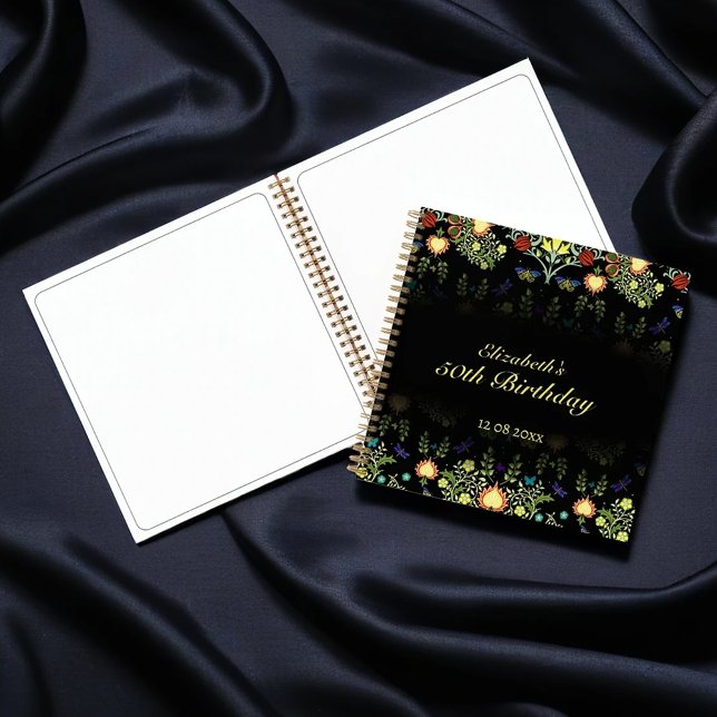 William Morris Anniversaire de la fête Livre d'or (Créateur téléchargé)