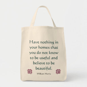 William Morris - arts et sac d'épicerie de métie