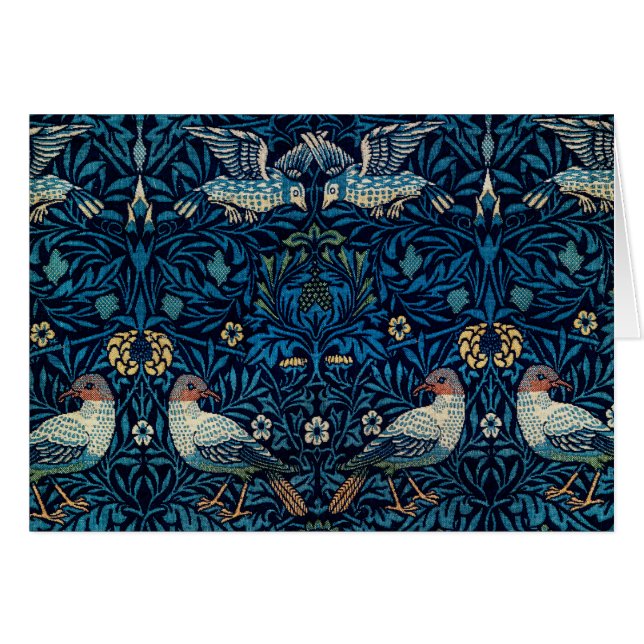 William Morris Blue Birds Tapestry Classic (Devant horizontal)