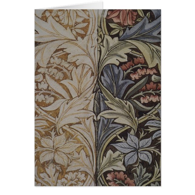 William Morris Bluebell Tapestry Design (Devant)