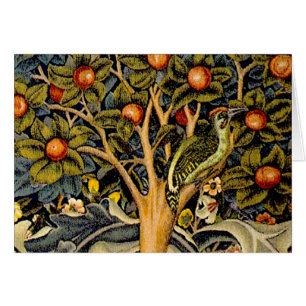 William Morris Bois de Pic Tapisserie Oiseaux Flor