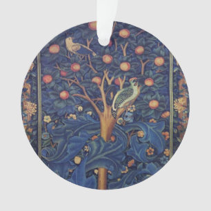 William Morris Bois de Pic Tapisserie Oiseaux Flor