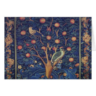 William Morris Bois de Pic Tapisserie Oiseaux Flor