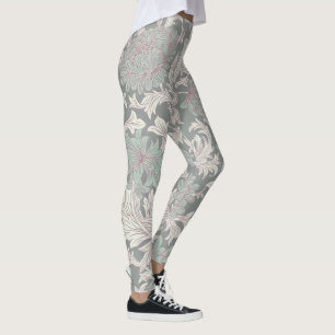 William Morris Chrysanthemum Leggings Motifs