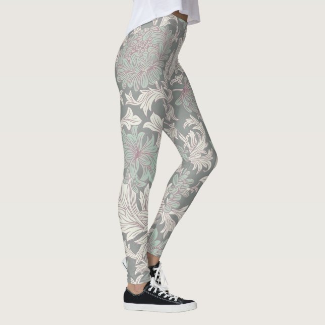 William Morris Chrysanthemum Leggings Motifs (Droite)