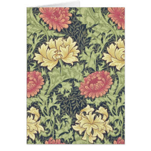 William Morris Chrysanthemum Vintage Floral Art