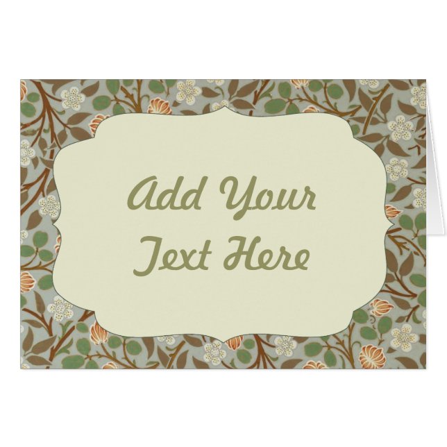 William Morris Clover Fleur botanique (Devant horizontal)